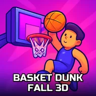 Basket Dunk Fall 3D - Dunk Shot game